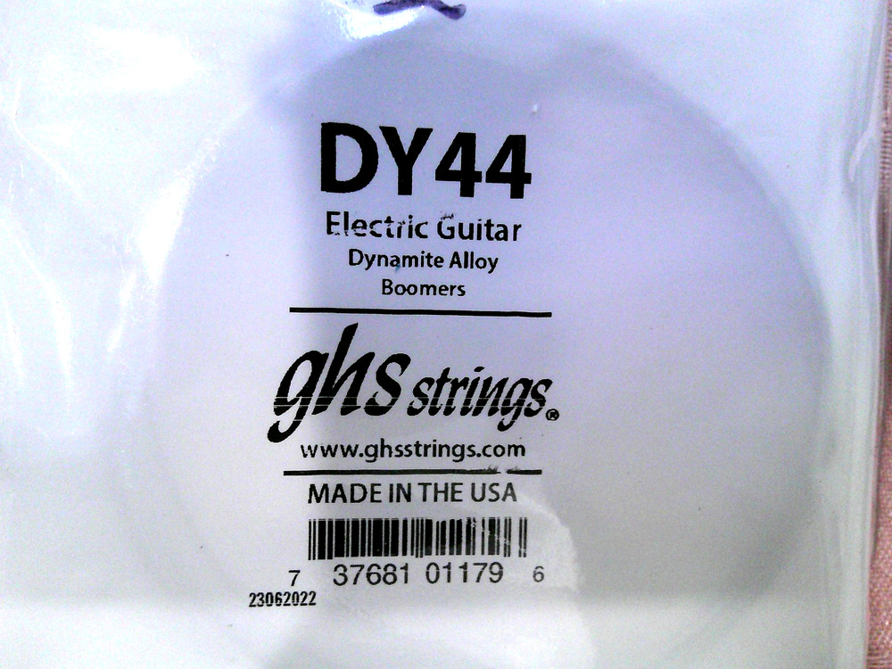6 Pack GHS 44GA Nickel Wound Electric Guitar Strings .044"-6 Strings