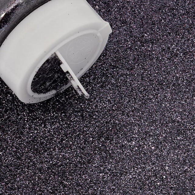 FINE GLITTER - (BLUE BLACK METALLIC)", .0156" - 2 OUNCES
