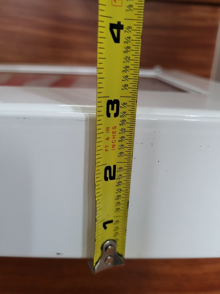 Kenall Exit Light Metal Box Wired "Correctional" White w/ Red Letters Untested