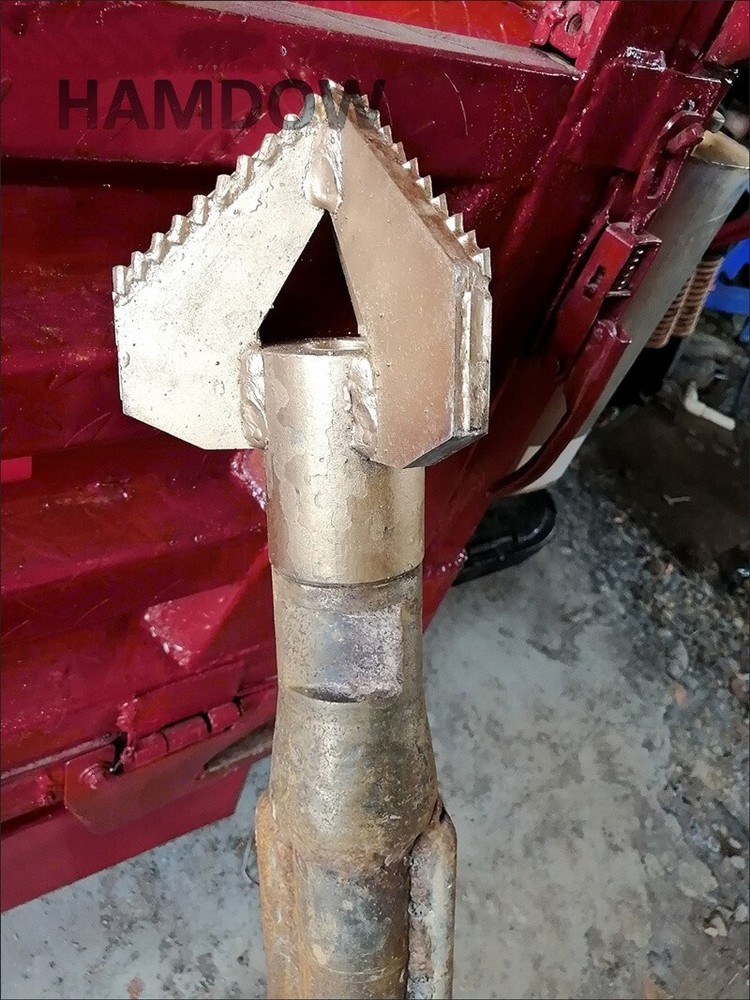 Three Wings Alloy Drill Bit 3 blades Digging Water Well Exploration Drilling