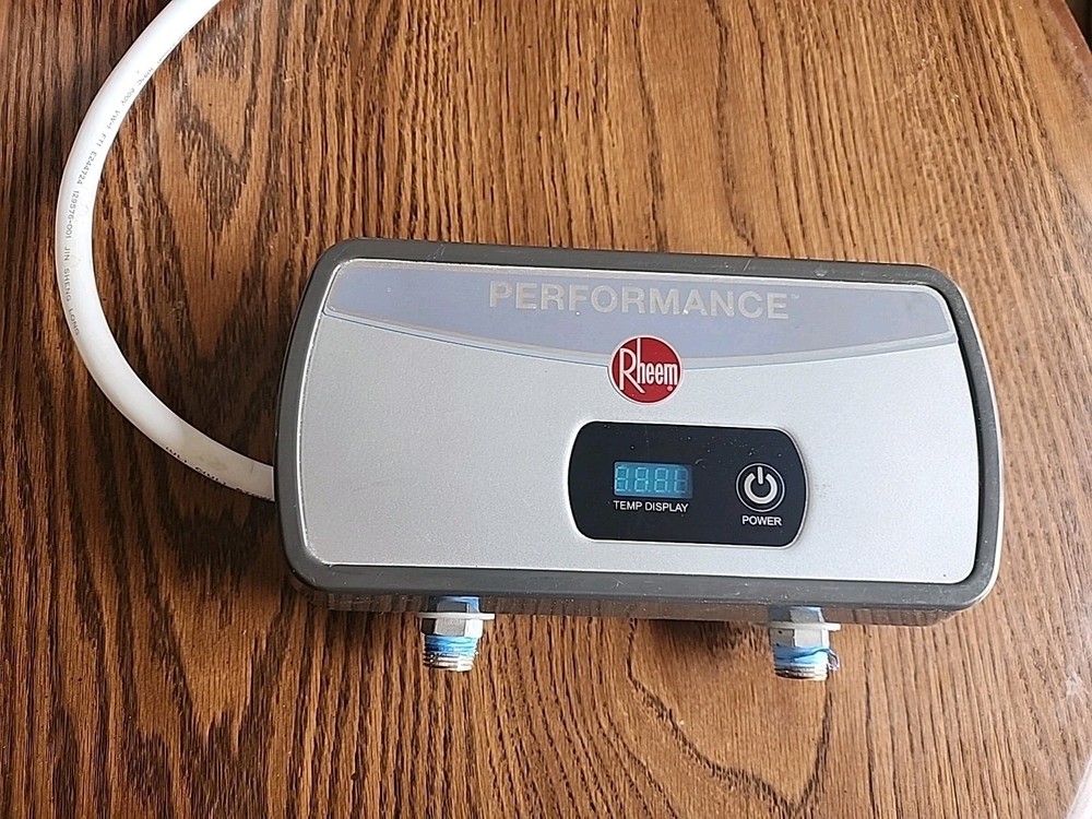 Rheem RETEX-06 6 kW 1.0 GPM Electric Tankless Water Heater - Gray 475