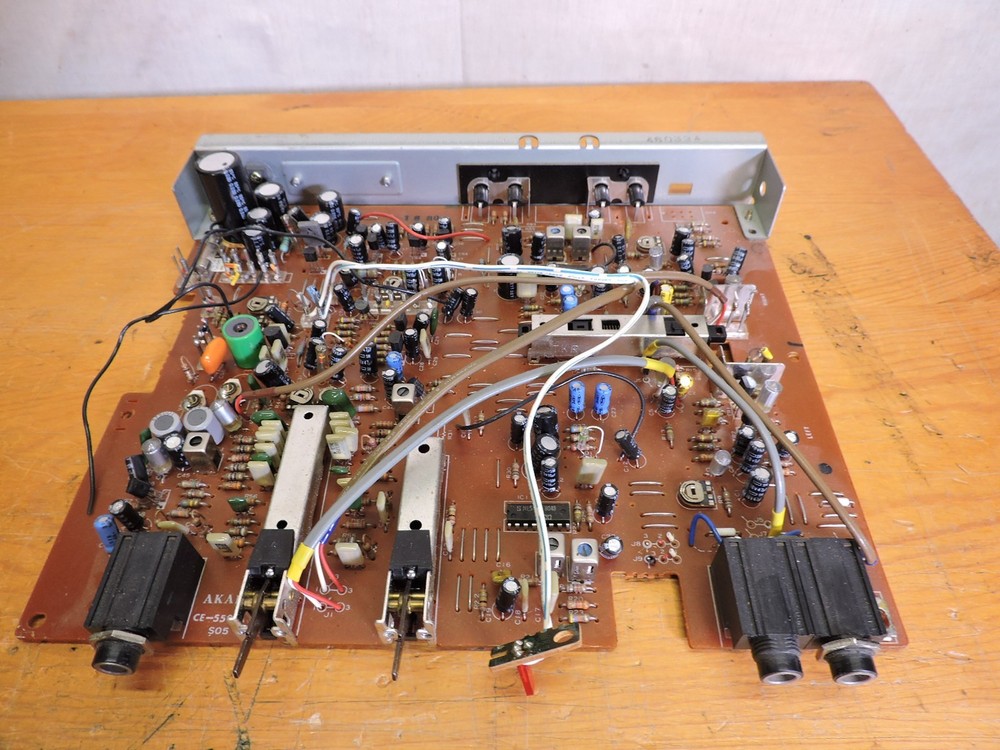 Akai CS-M3 Cassette Deck Part - Main circuit board.