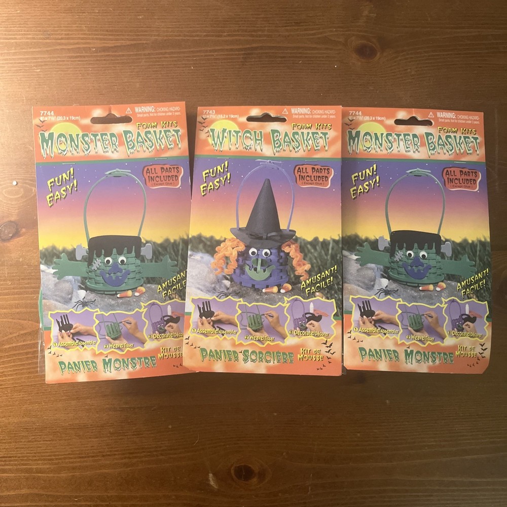 3 Halloween Foam Craft Kits
