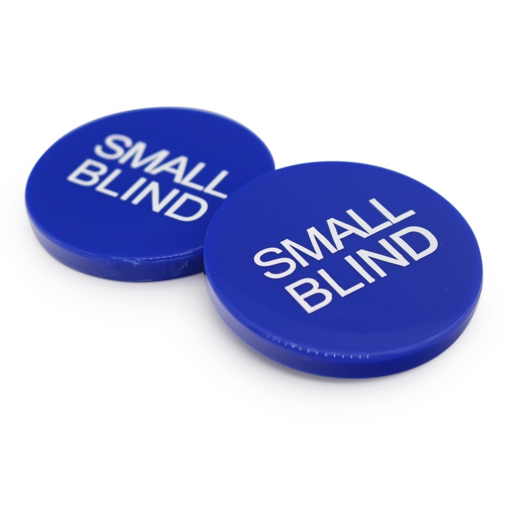 10 Small Blind buttons 2"