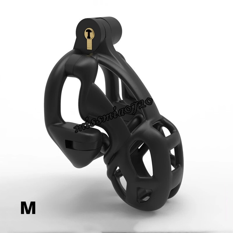 New Python Ultra Chastity Device Double-Lock Rotatable Guardrail Ring Cages Belt