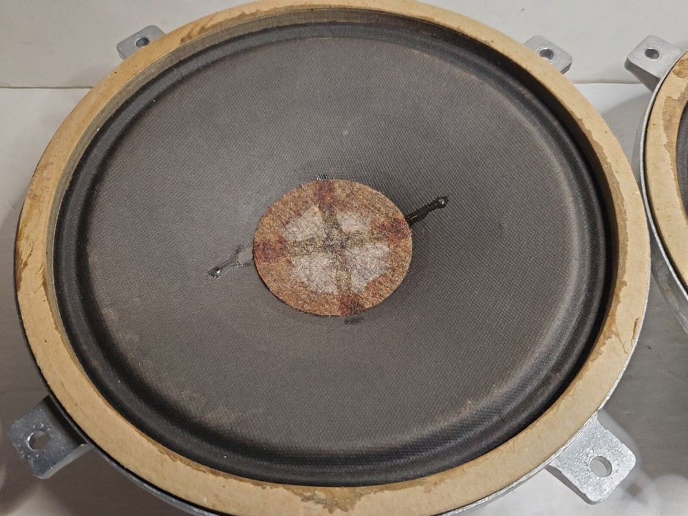 Vintage Pair (2) Ampex (JBL) 8" Midrange Mid Range Drivers Speakers 50's Working