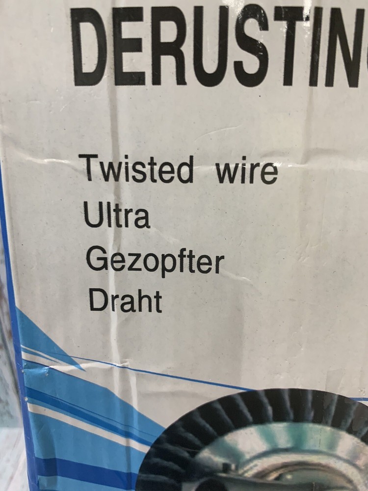 8 Inch Derusting Weeding Wheel Twisted Wire