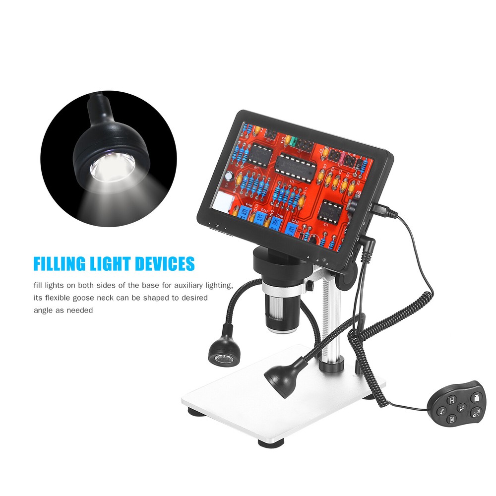 7-inch LCD Digital 1200X Microscope Rechargeable Microscope Video Camera