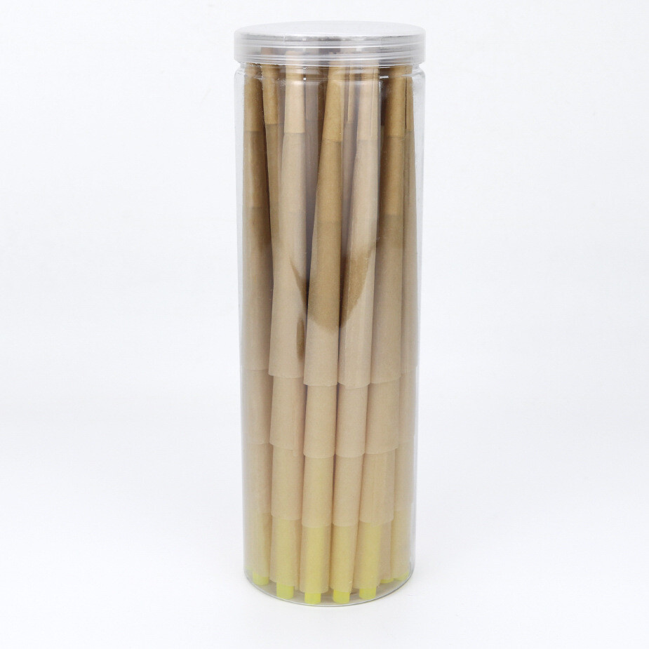 Pre Rolled Cones Unbleached 100Ct King Size Organic Rolling Paper Cones