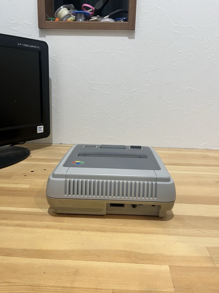 Super Famicom Console Set 2 Controllers Game No Adapter Tested Japan