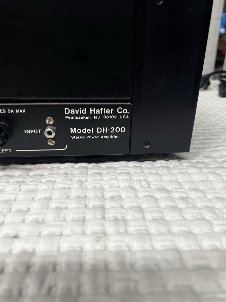 Hafler Dh-200 Stereo Amplifier