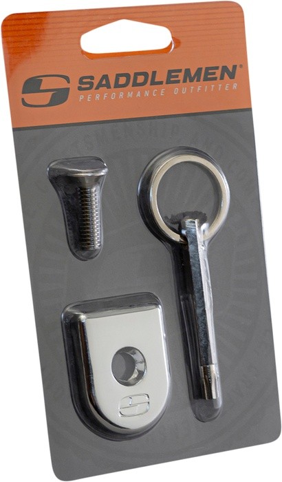Saddlemen Security Seat Screw Chrome 1/4"-20