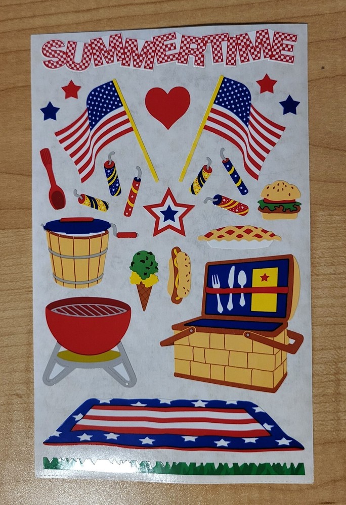 Mrs. Grossman's "Summertime" Stickers 20 Sheets
