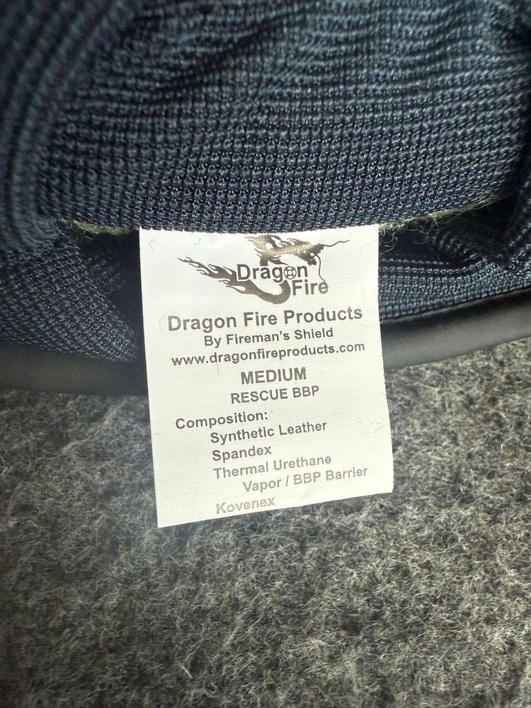 DRAGON FIRE RESCUE-BPP Extrication Gloves, Blue, Medium