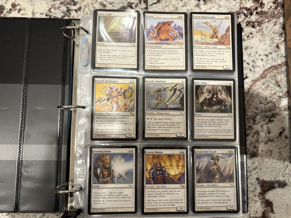 Magic the Gathering Mirrodin Complete Set