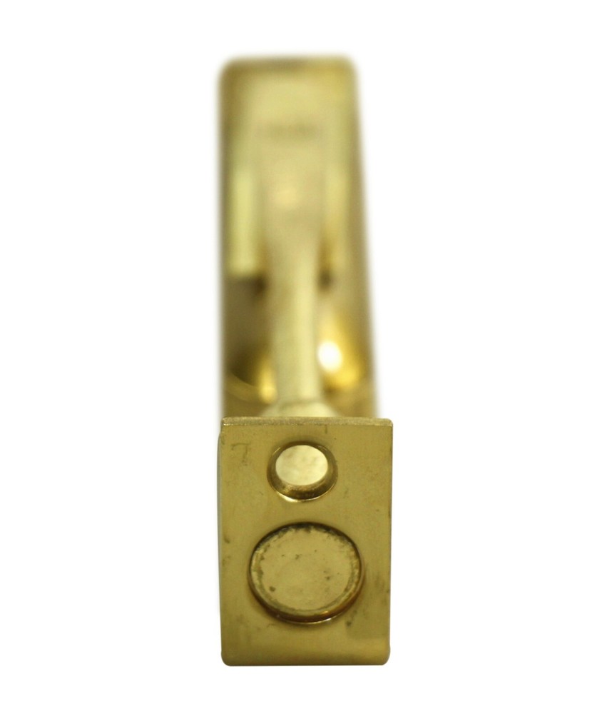 Vintage Polished Brass Flush Mounted Door Bolt