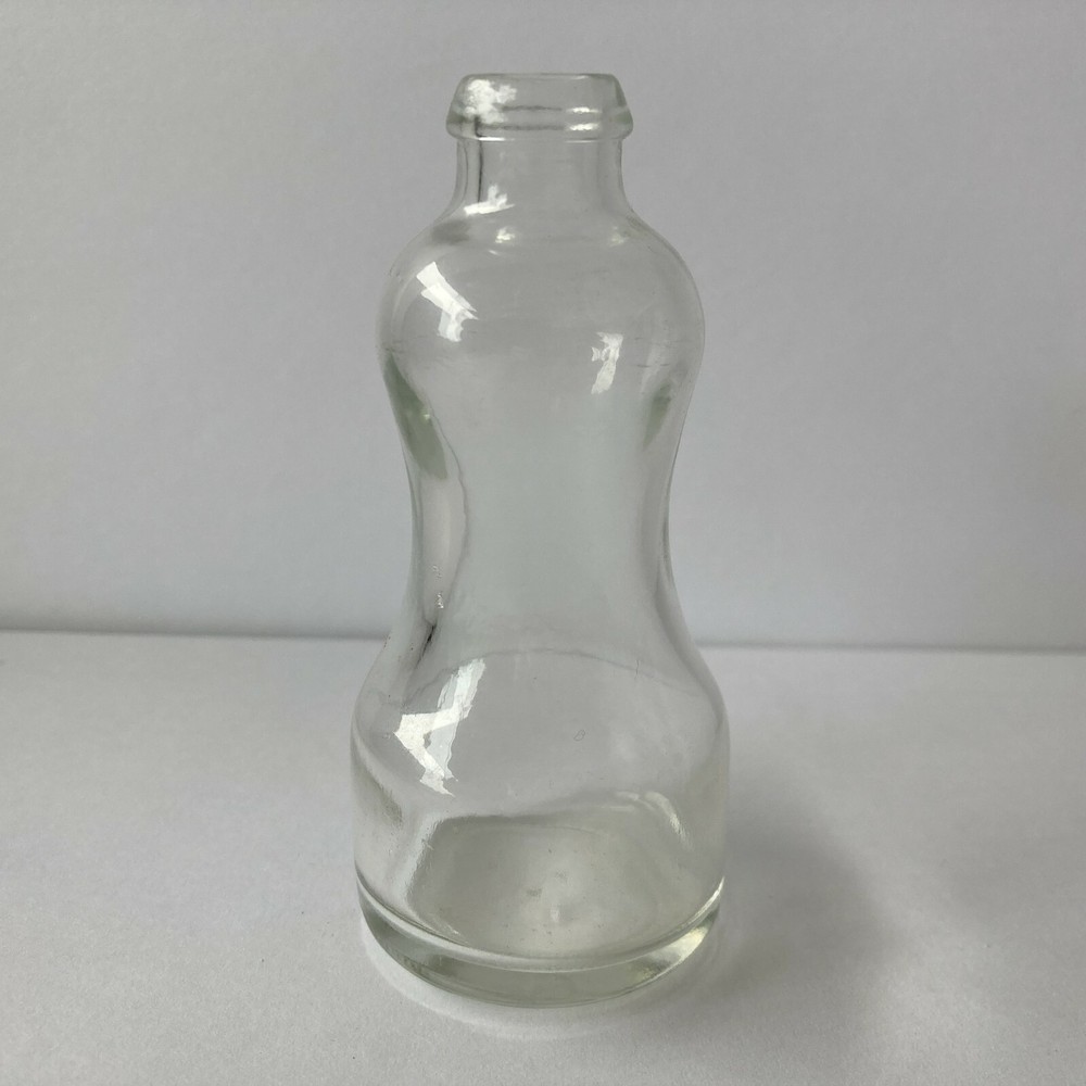 Vintage 2 oz 3.5" Tall "Hourglass" Bottle