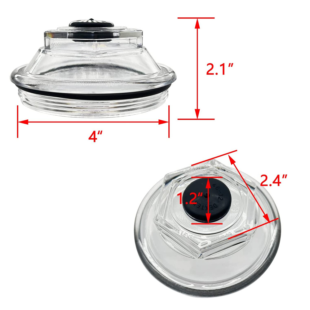 4X 21-36 Oil Caps For Dexter 10k 12k & 15k Hubs. Replaces For Dexter K71-148-00