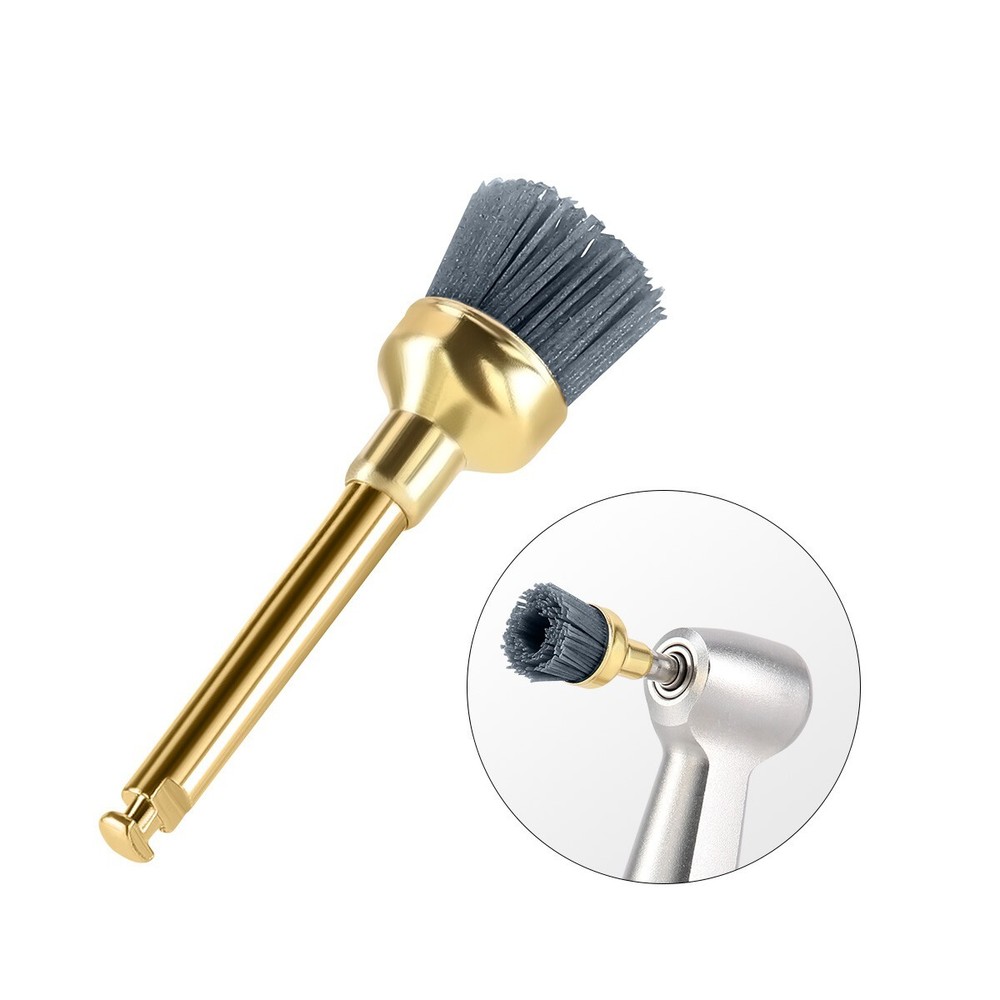 Dental Prophy Polishing Brush Flat/Sharp/Bowl Shape RA Silicon Carbide Brushes