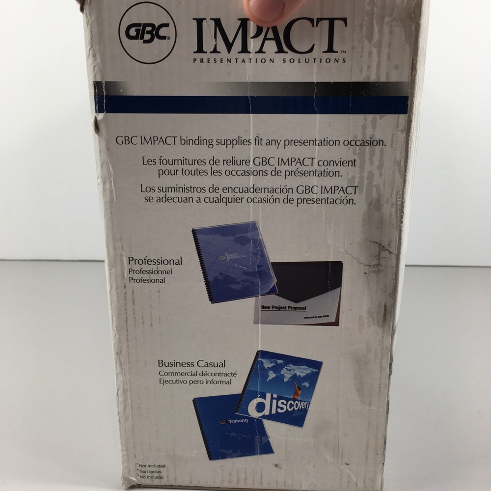 GBC BindMate Personal CombBind Machine #7706170 Hole Punch Binding Covers Spines