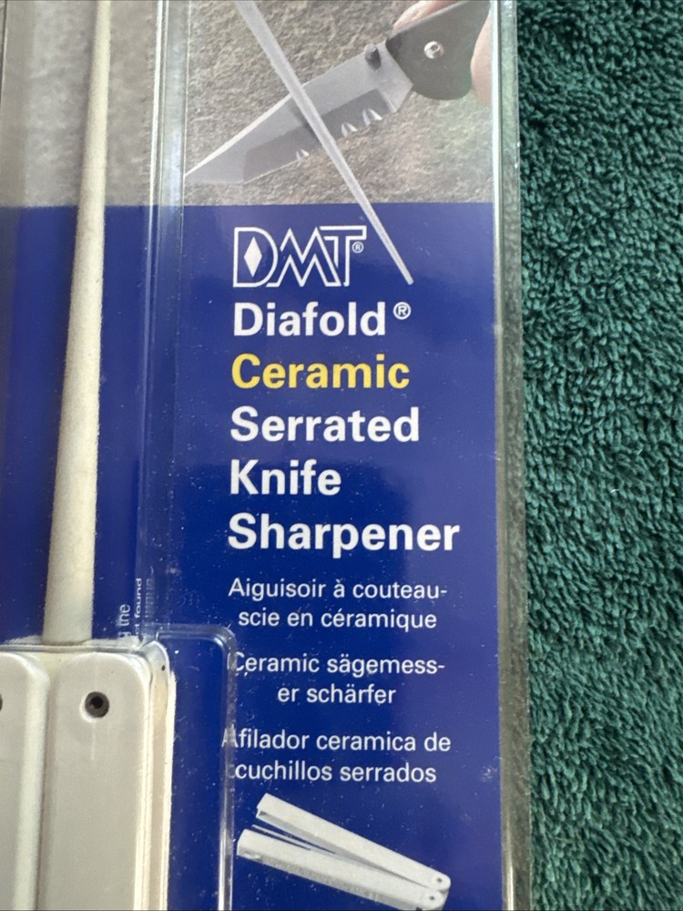 DMT Diafold Diamond Knife Sharpener Serrated Ceramic