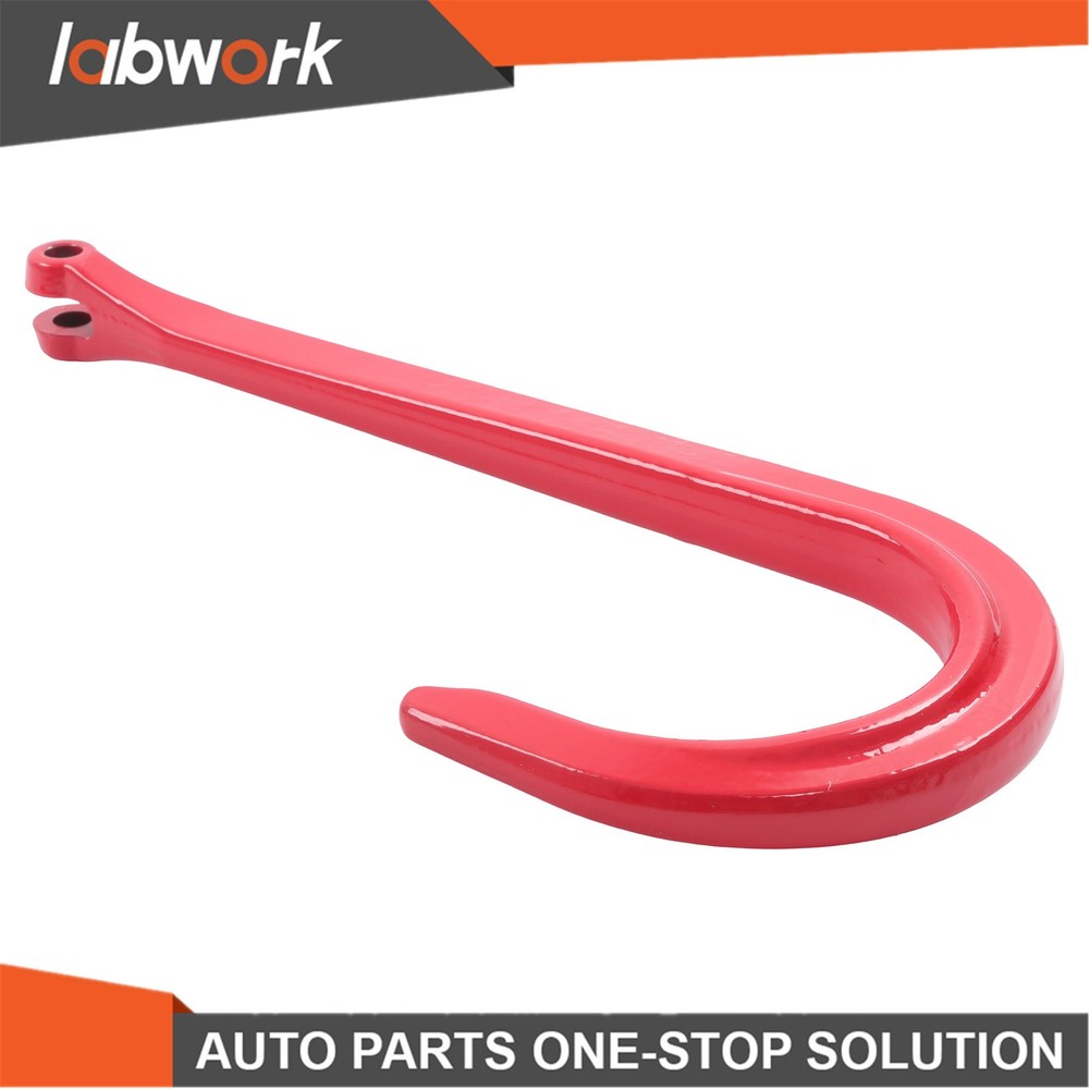 Labwork 15 Inch J Hook G80 7100 Lbs Working Load Limit Roll Back Clevis Red