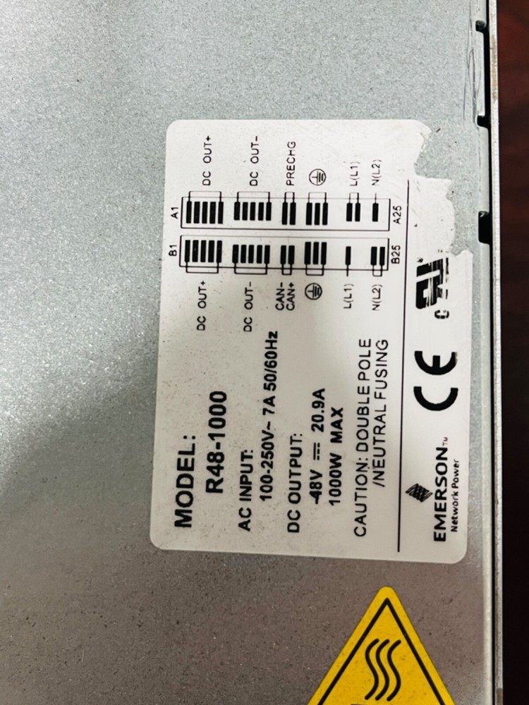 ERICSSON BML440021/1 Emerson R48-1000