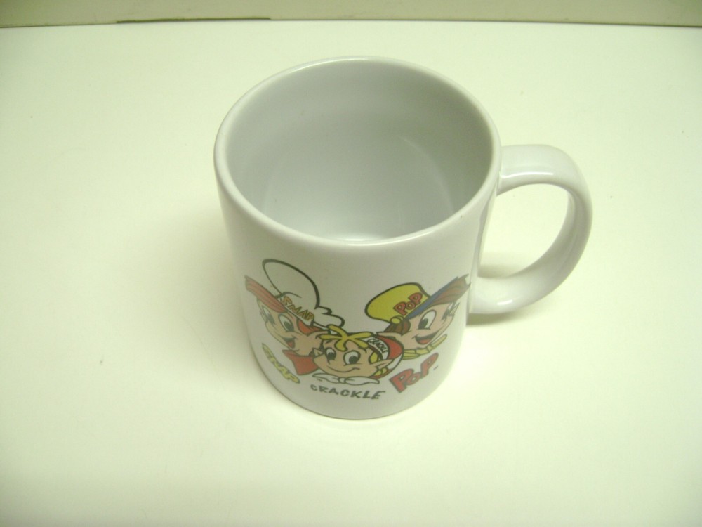 Kellogg's Breakfast Characters SNAP CRACKLE+POP Ceramic Cup, Color on White