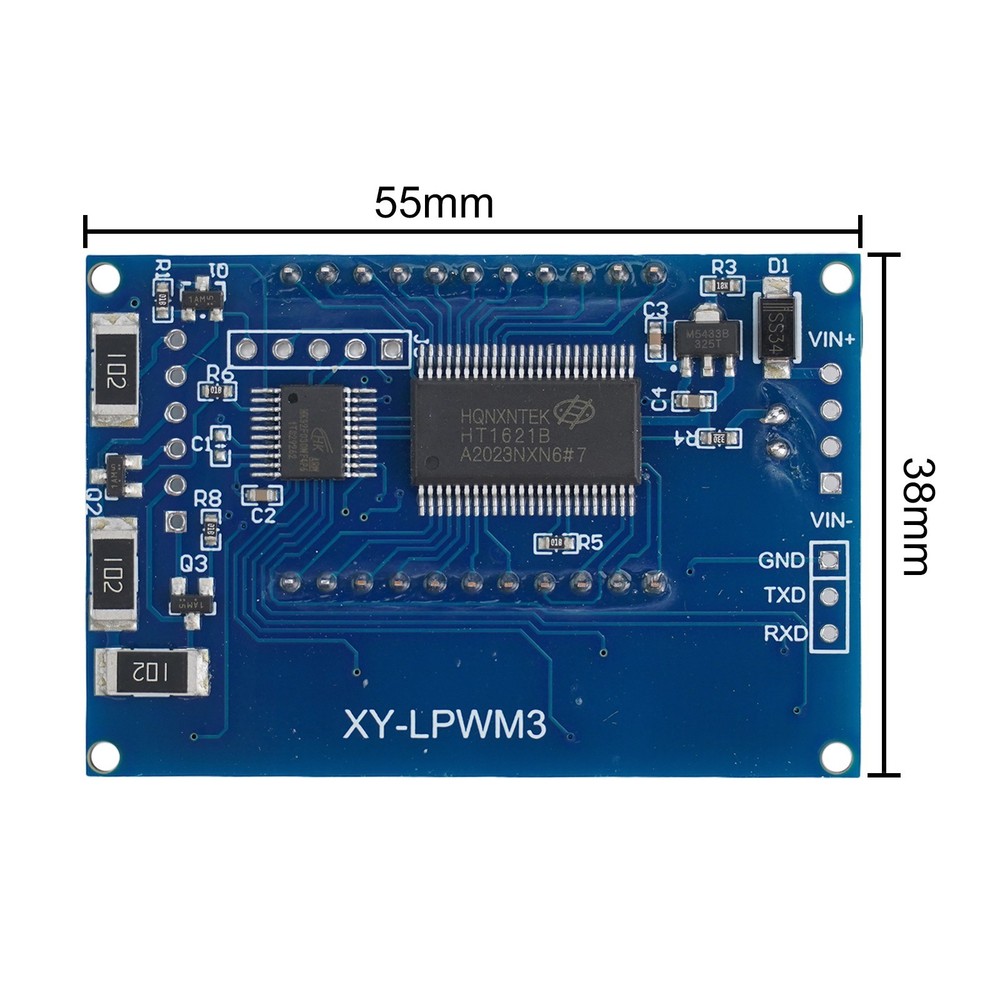 Adjustable Pulse Generator for Controlling Related Circuits LCD Display