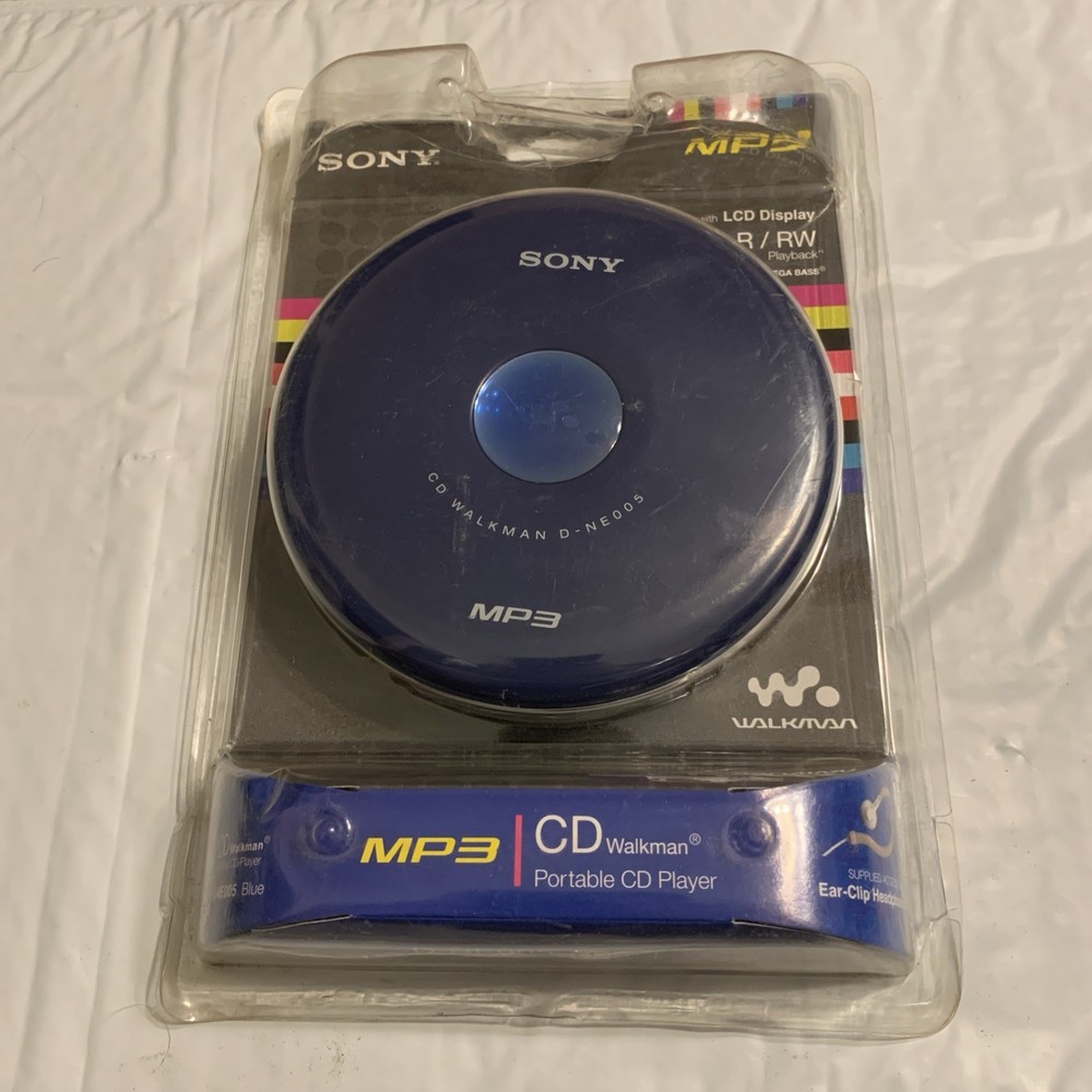 Sony CD Walkman with MP3 Playback - Blue (D-NE005/L)