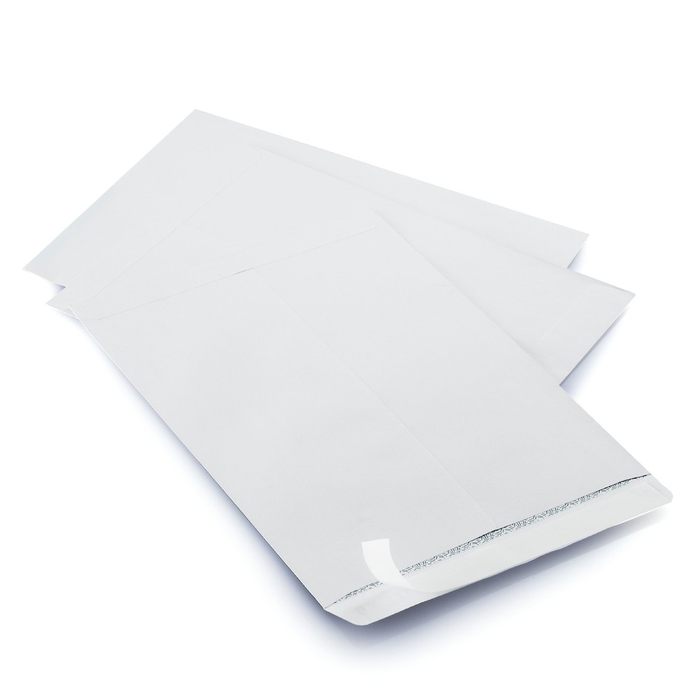 100 9 x 12 SELF Seal Security White Catalog Envelopes - 28lb - Security Tinte...