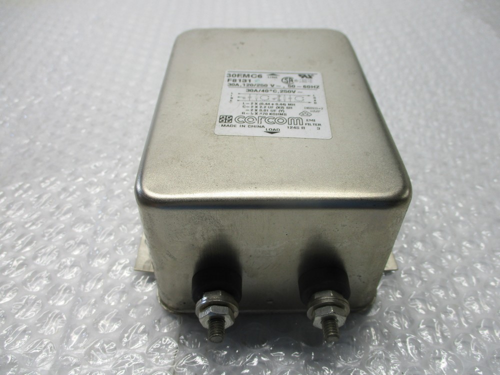 CORCOM 30F.MC6 F8131 POWER LINE FILTER NSNP