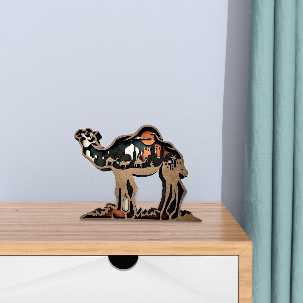 Decorative Camel Statue, Camel Sculpture, Camel Lover Gift, Retro Camel