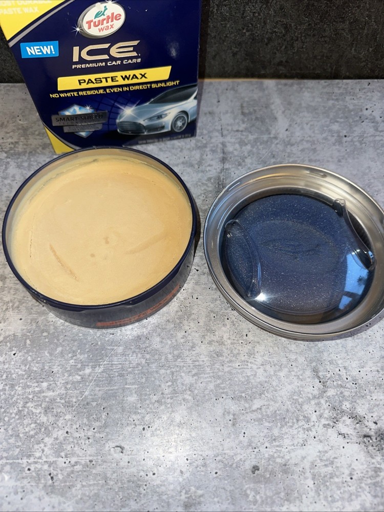 Turtle Wax ICE Paste Wax No White Residue 8oz Read E