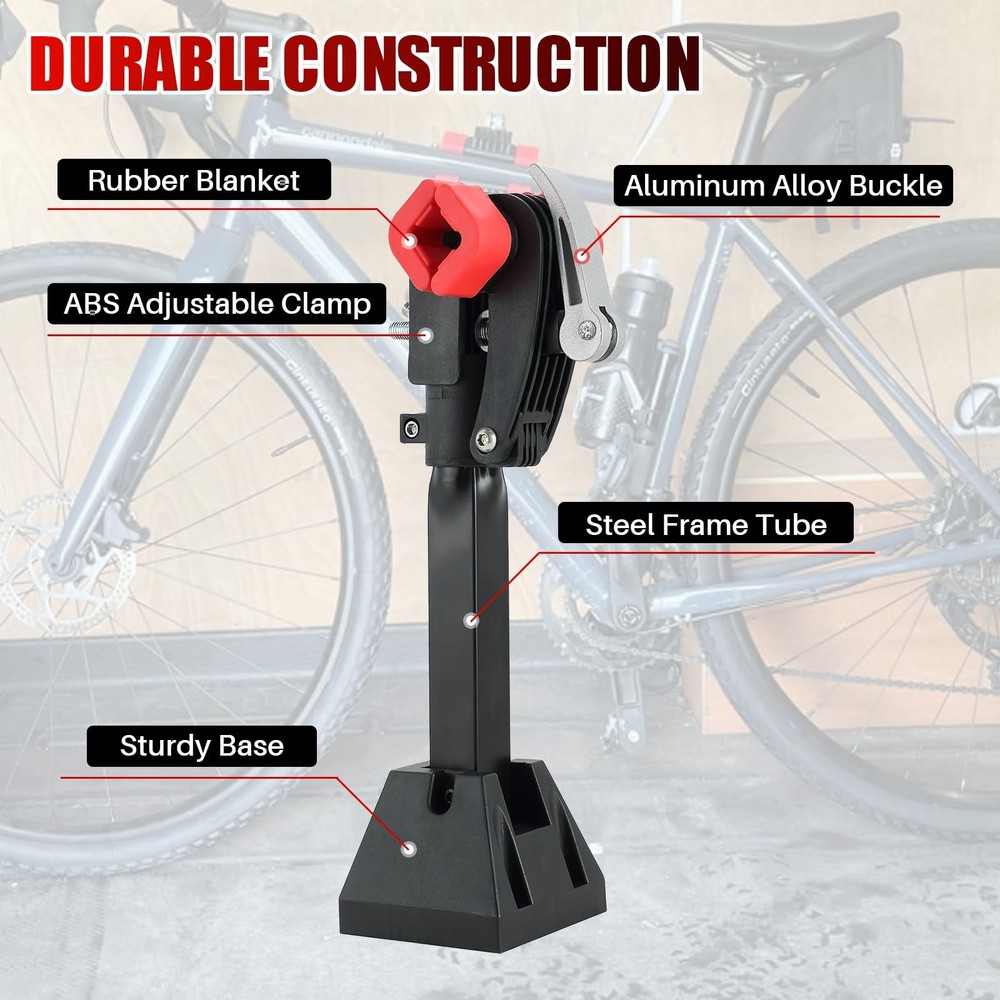 Wall Mounted Bicycle Repair Stand | Foldable Heavy Duty Maintenance Rack Work...