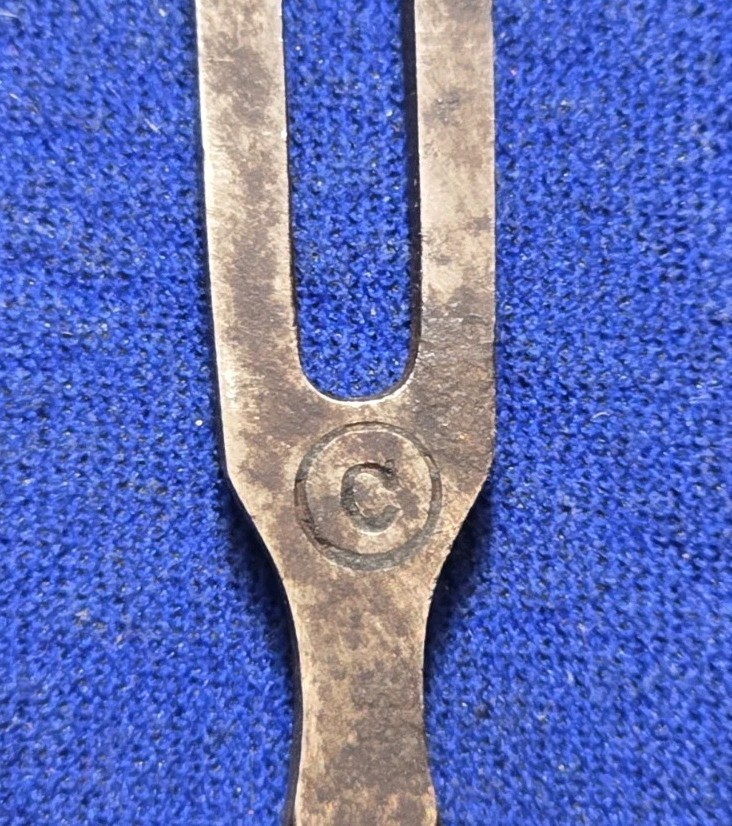 Vintage Tuning Fork For Musical Instruments - C - Marked Philharmonic