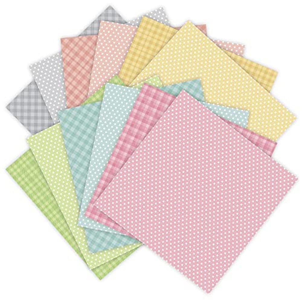 24 Sheets 6"x6" Pink Spring Scrapbook Paper - Single-Sided Pattern Decorative...