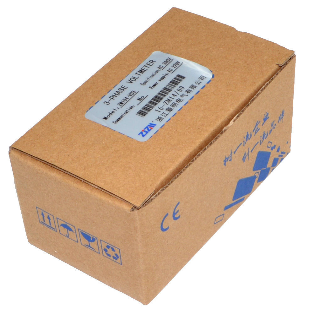 Three-phase AC Voltage Meter Intelligent Digital Display Voltmeter 48x48mm