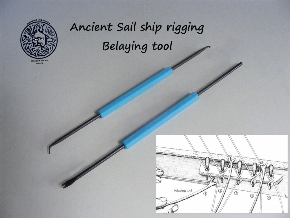 Model Ship Rigging Belaying Tools - Ancient Wooden Model Ship DIY Tools