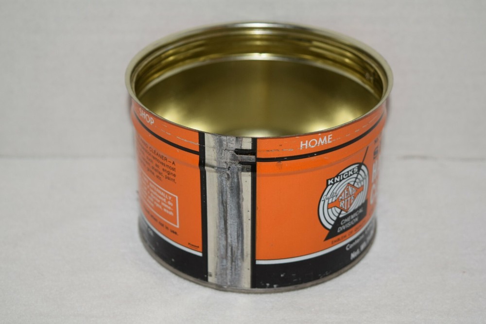 Collectible Knicks Mend Rite Spee-d Hand Cleaner Tin (B)
