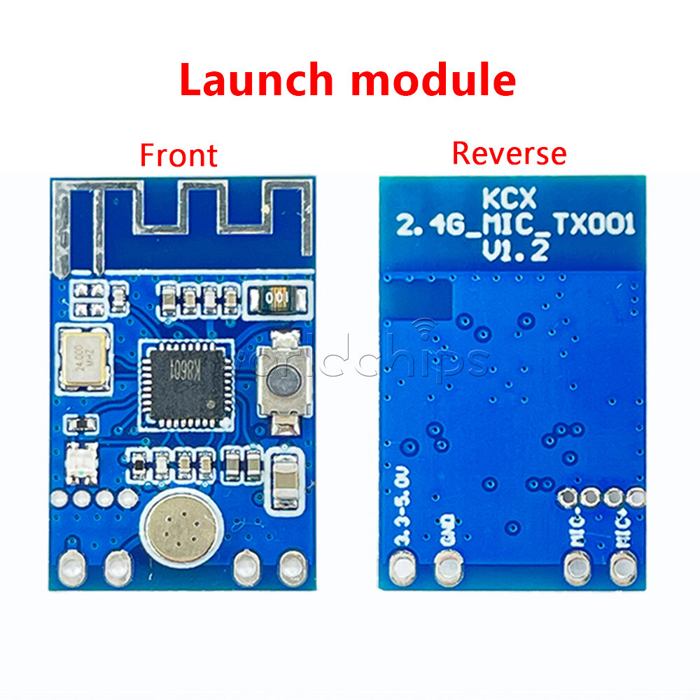 2.4G Wireless Microphone Audio Signal Transmitting Module Receiving Module New