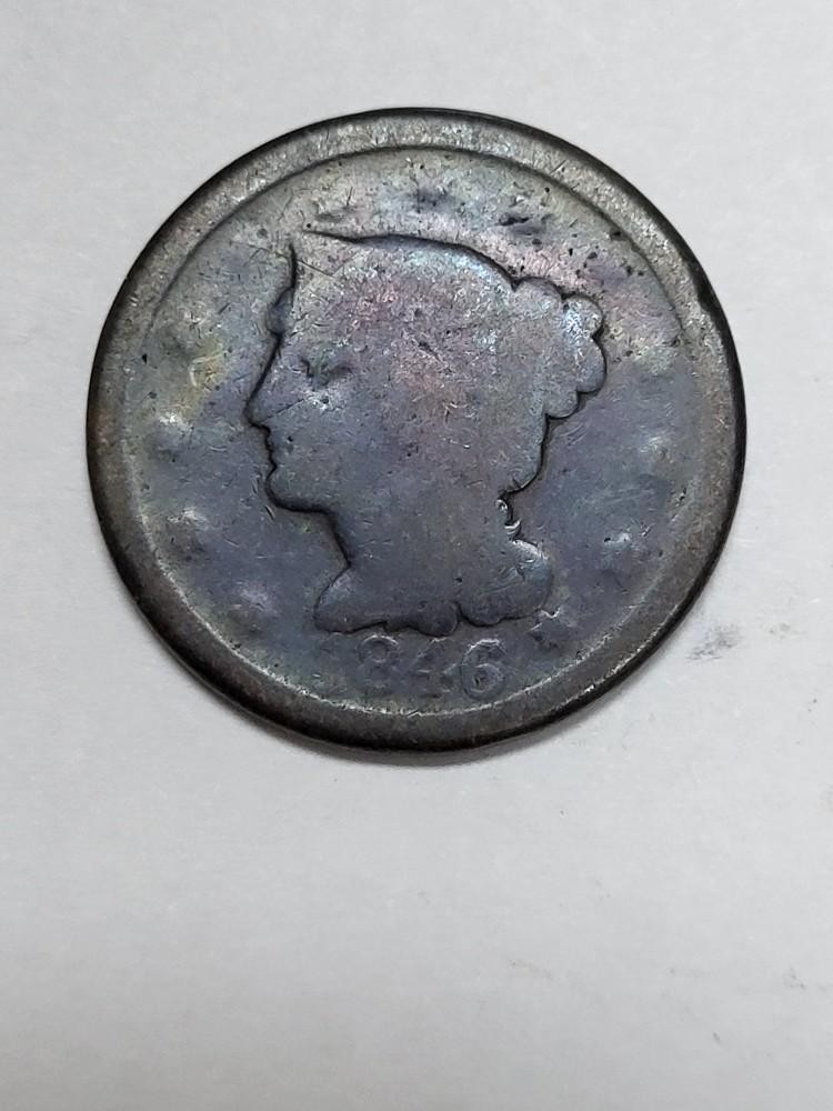 1846 US Large Cent CHEAP !!!