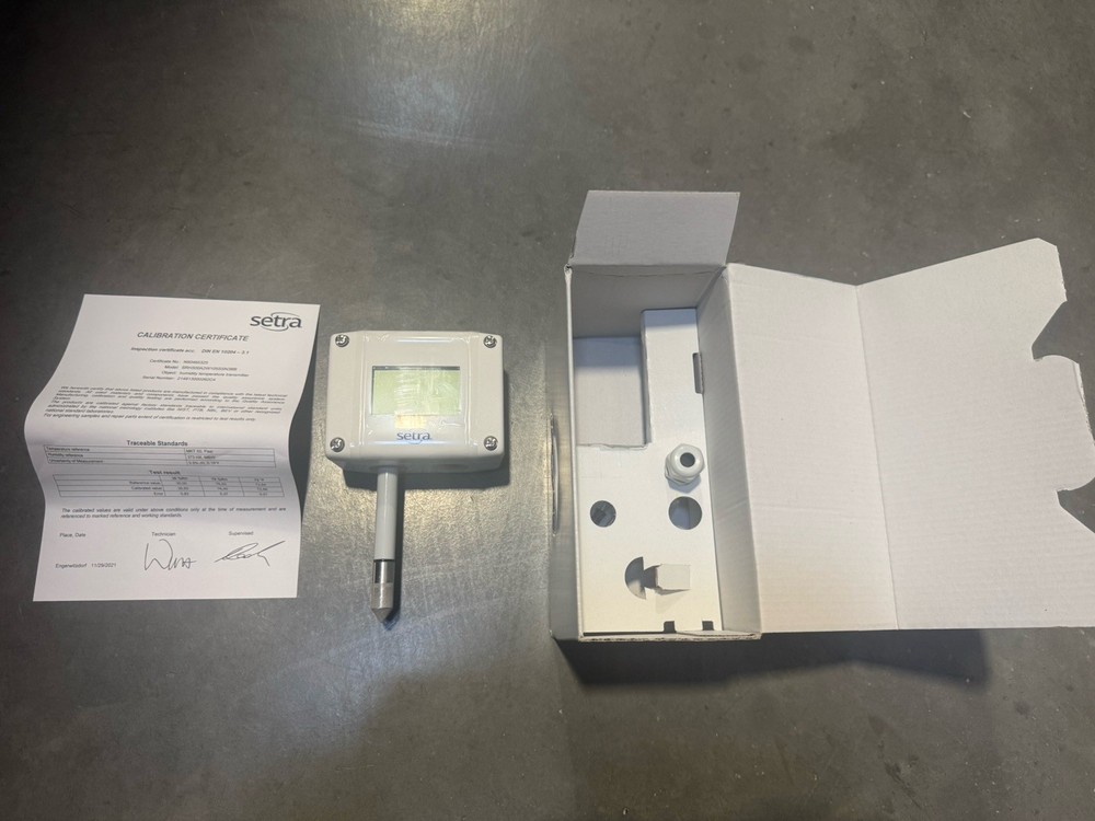 SETRA SRH3002W105SSN3BB Humidity Temperature Transmitter BACnet MS/TP