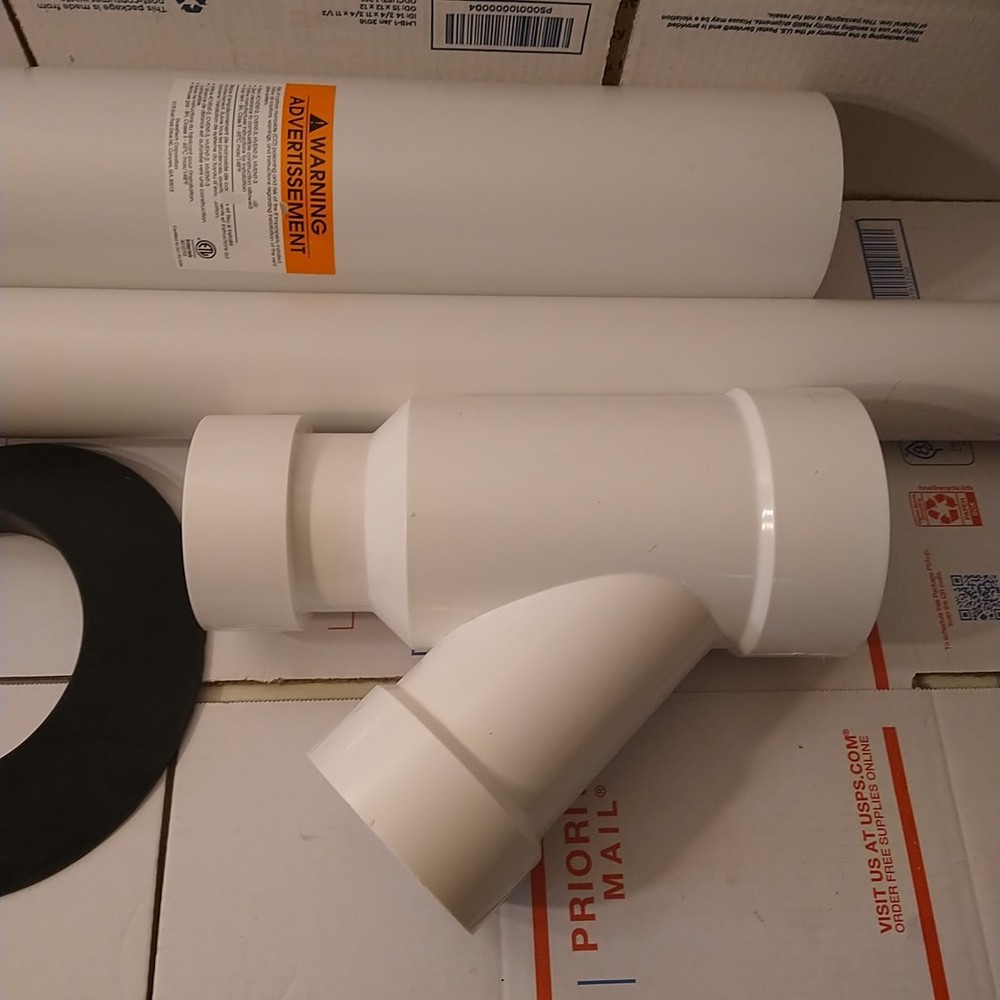 INCOMPLETE 3-Inch Concentric Kit for Tankless Gas Water Heater, Furnaces