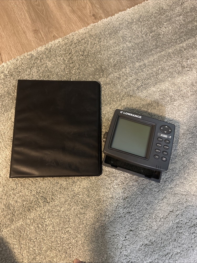 Lowrance X96 Sonar Fish Finder With Stand !Read Description!