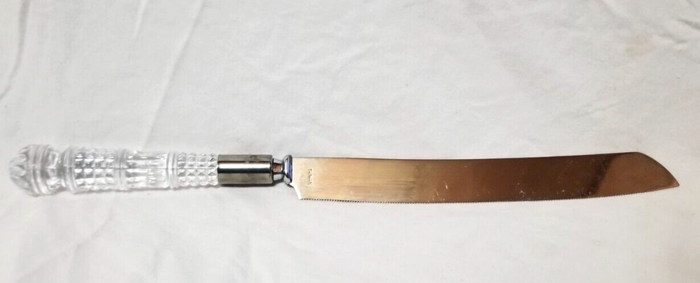 Sheesh & Weisela Personalized Wedding Cake Bread Knife Server Stainless Steel