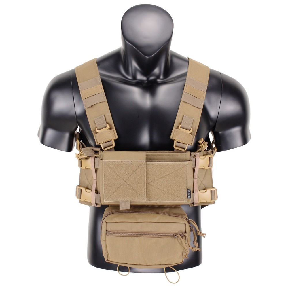 Elytra System MK Style Chest Rig Bag with Dangler Pouch
