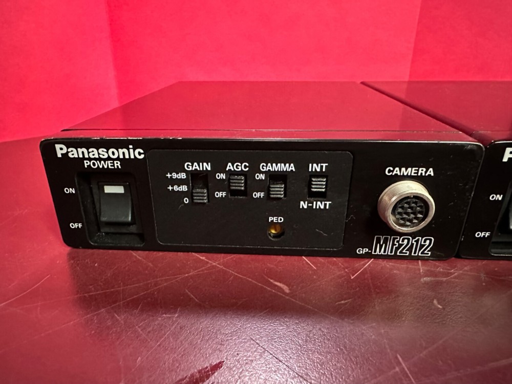 AS IS UNTESTED LOT OF 2 Panasonic GP-MF212 Camera Controller