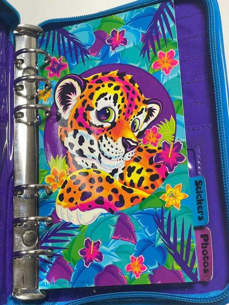 Extremely rare vintage Lisa Frank Leopard Hunter planner with tags