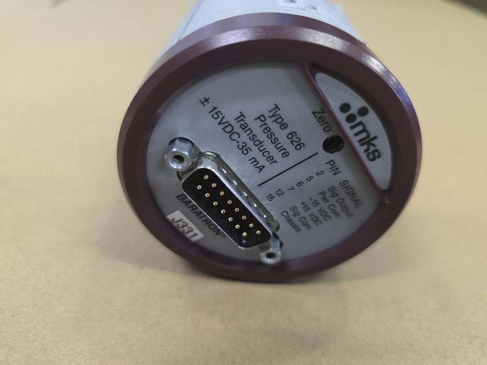 MKS BARATRON 626A11TBE Capacitance Manometer